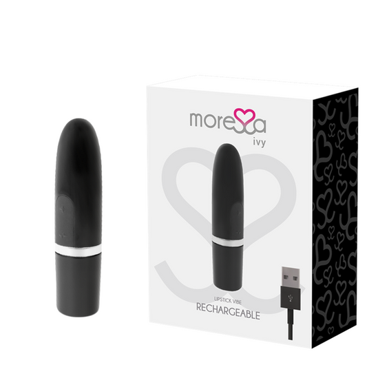 MORESSA - IVY TRAVEL - MASSAGGIATORE SIMULATORE LABBRA NERO