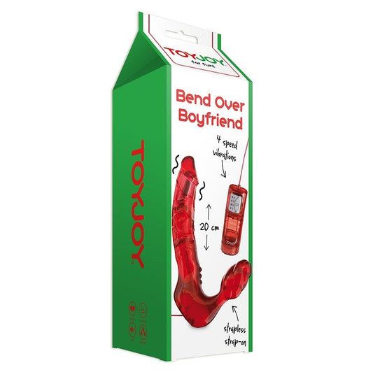 TOYJOY - Imbracatura a doppia penetrazione senza spalline con vibratore