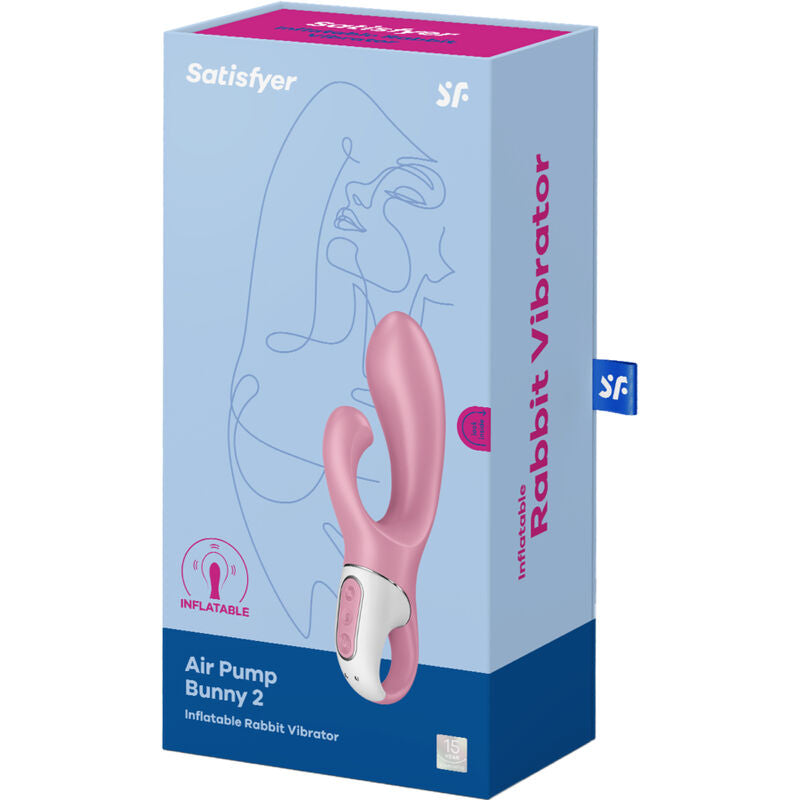 SATISFYER - POMPA AD ARIA CONIGLIETTO 2 ROSA