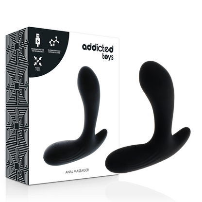 ADDICTED TOYS - MASSAGGIATORE ANALE NERO VIBRAZIONE