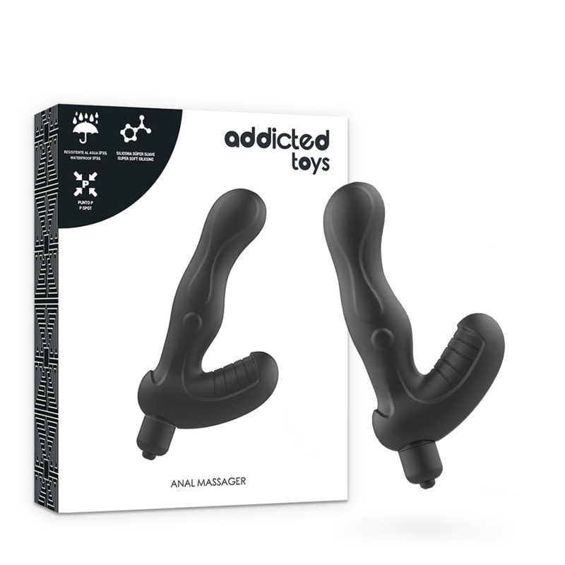 ADDICTED TOYS - VIBRATORE P-SPOT IN SILICONE PER STIMOLATORE ANALE E PROSTATICO