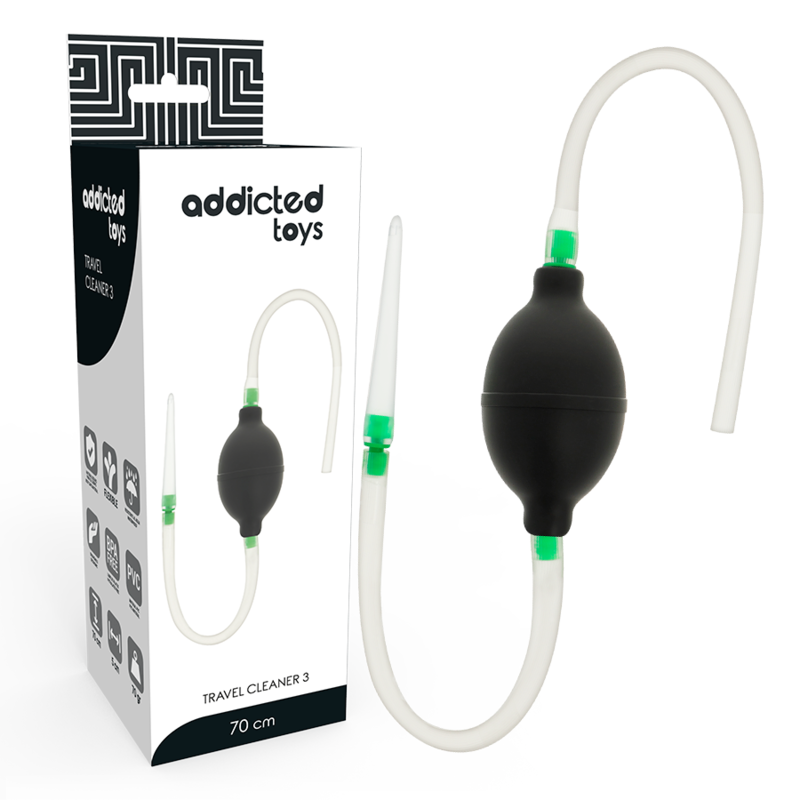 ADDICTED TOYS - KIT PER CLISTERE NERO
