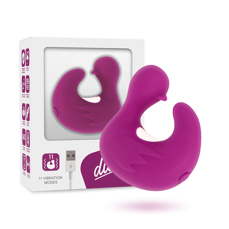COVERME - DUCKYMANIA DITALE ANATRA STIMOLANTE RICARICABILE IN SILICONE