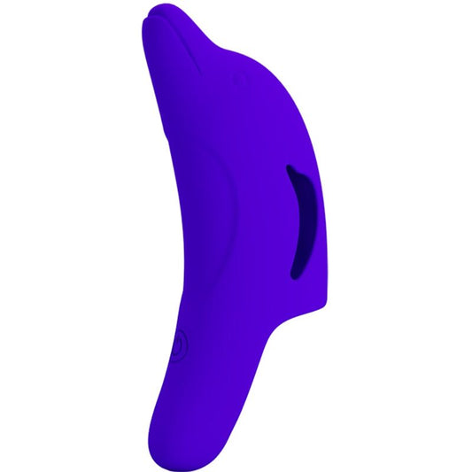 PRETTY LOVE - DELPHINI POTENTE STIMOLATORE PER DITA BLU SCURO