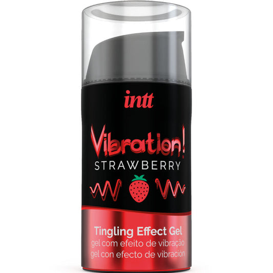 INTT - GEL VIBRANTE LIQUIDO STIMOLANTE INTIMO ALLA FRAGOLA 15 ML