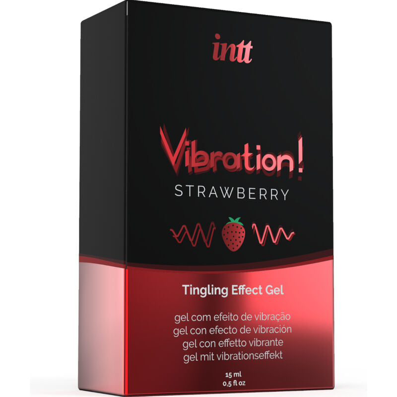 INTT - GEL VIBRANTE LIQUIDO STIMOLANTE INTIMO ALLA FRAGOLA 15 ML
