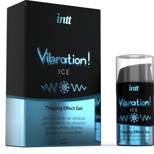 INTT - GEL VIBRANTE STIMOLANTE INTIMO POTENTE EFFETTO FREDDO 15ML