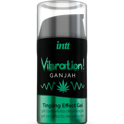 INTT - GEL LIQUIDO VIBRATORE LIQUIDO ALLA CANNABIS POTENTE STIMOLANTE INTIMO 15ML
