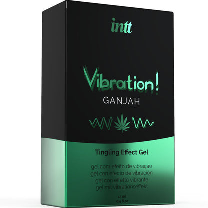 INTT - GEL LIQUIDO VIBRATORE LIQUIDO ALLA CANNABIS POTENTE STIMOLANTE INTIMO 15ML