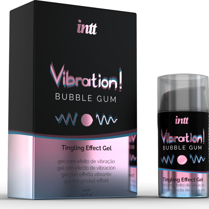 INTT - GEL GUM VIBRATORE LIQUIDO STIMOLANTE INTIMO POTENTE 15ML