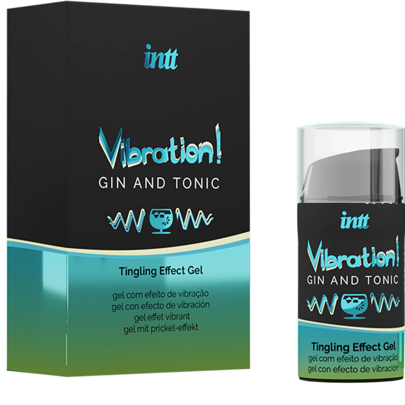 INTT - POTENTE GEL LIQUIDO VIBRATORE STIMOLANTE INTIMO GIN &amp; TONICO 15ML