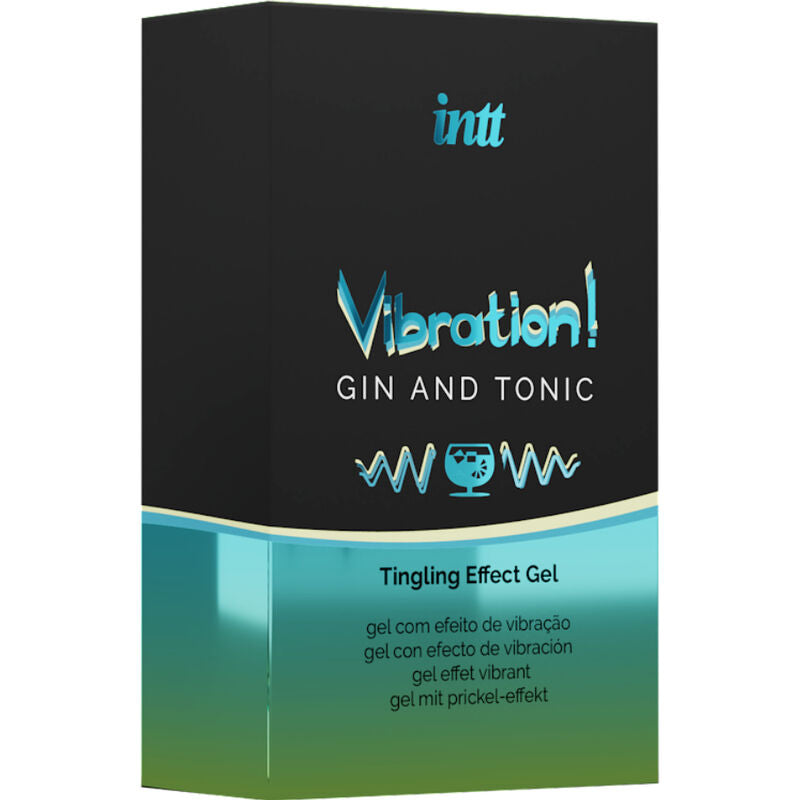 INTT - POTENTE GEL LIQUIDO VIBRATORE STIMOLANTE INTIMO GIN &amp; TONICO 15ML