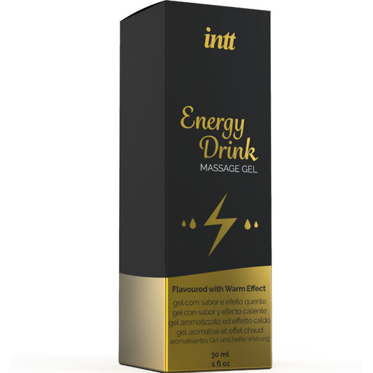 MASSAGGIO INTT E SESSO ORALE - Gel da massaggio al gusto di bevanda energetica ed effetto riscaldante