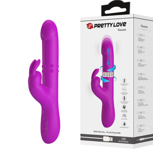PRETTY LOVE - VIBRATORE REESE'S CON ROTAZIONE VIOLA