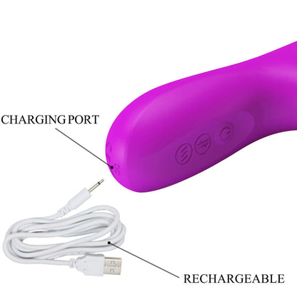 PRETTY LOVE - VIBRATORE REESE'S CON ROTAZIONE VIOLA