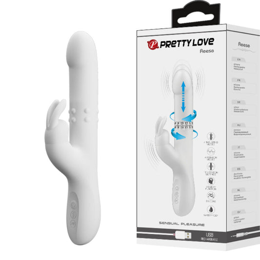 PRETTY LOVE - VIBRATORE ROTANTE SILVER DI REESE