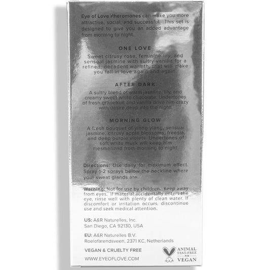 EYE OF LOVE - PROFUMO EOL PHR 10 ML SET/3 - MORNING GLOW, ONE LOVE, AFTER DARK