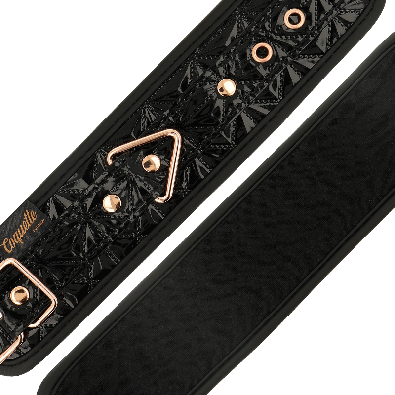 COQUETTE CHIC DESIRE - MANETTE RIVESTITE IN NEOPRENE EDIZIONE NERA