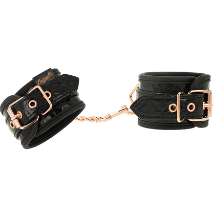 COQUETTE CHIC DESIRE - MANETTE RIVESTITE IN NEOPRENE EDIZIONE NERA