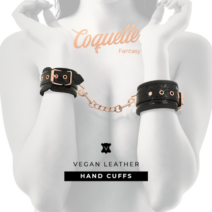 COQUETTE CHIC DESIRE - MANETTE RIVESTITE IN NEOPRENE EDIZIONE NERA