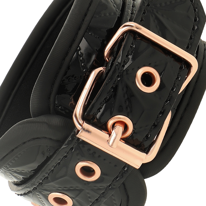 COQUETTE CHIC DESIRE - MANETTE RIVESTITE IN NEOPRENE EDIZIONE NERA
