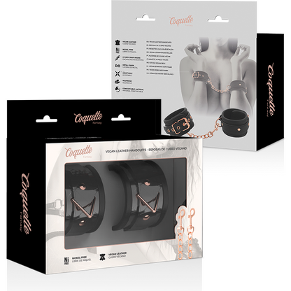COQUETTE CHIC DESIRE - MANETTE RIVESTITE IN NEOPRENE EDIZIONE NERA