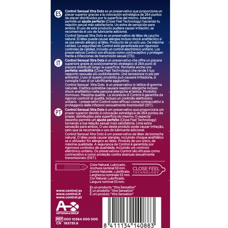 CONTROLLO - EXTRA DOTS 12 UDS