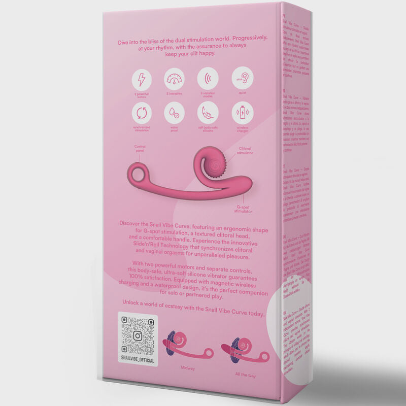 SNAIL VIBE - VIBRATORE CURVE ARANCIONE