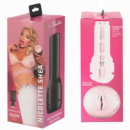 KIIROO - KEON + FEEL NICOLETTE SHEA STROKER + LUBRIFICANTE DI QUALITÀ ACQUA 50 ML 