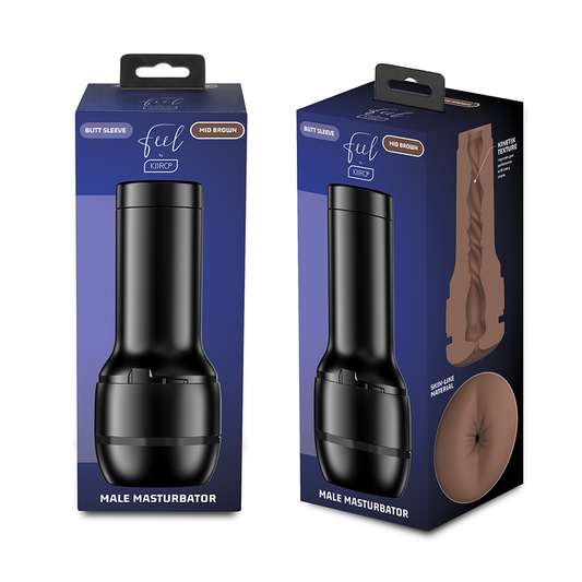 KIIROO - FEEL STROKER MASTURBADOR GENERICO PER I glutei - MARRONE MEDIO 