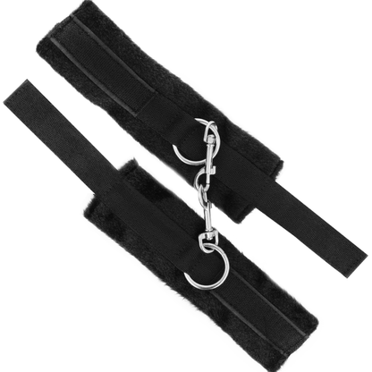INTENSO - SET FETISH EROTICO 2 CON MANETTE, MASCHERA CIECA E SPOLVERINO