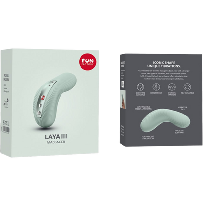 FUN FACTORY - LAYA III VIBRADOR LAY-ON CLITORIS RECARGABLE LILA