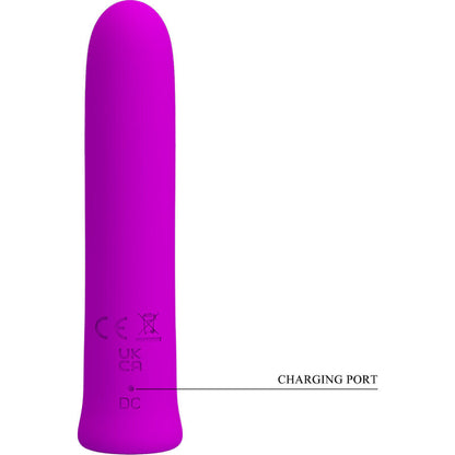 PRETTY LOVE - CURTIS MINI SUPER POWER VIBRATOR 12 VIBRAZIONI VIOLET SILICONE