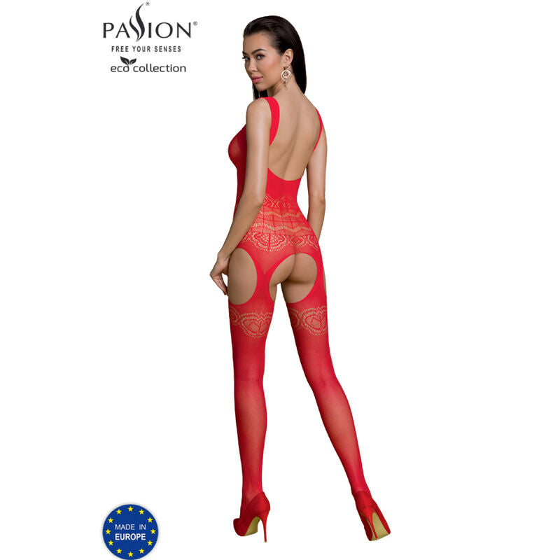 PASSION - ECO COLLECTION BODYSTOCKING ECO BS005 BIANCO