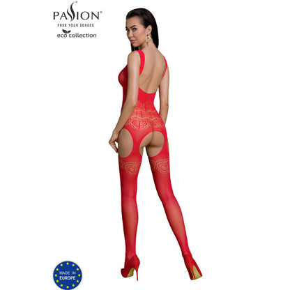 PASSION - ECO COLLECTION BODYSTOCKING ECO BS005 BIANCO