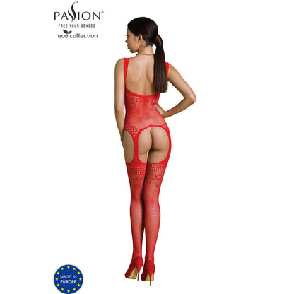 PASSION - ECO COLLECTION BODYSTOCKING ECO BS008 BIANCO