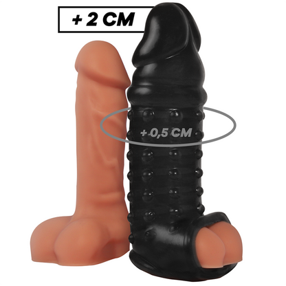 VIRILXL - ESTENSIONE E GUAINA PER PENE V11 NERA