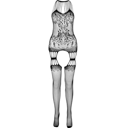 PASSION - BS095 BODYSTOCKING BLANCO TALLA UNICA