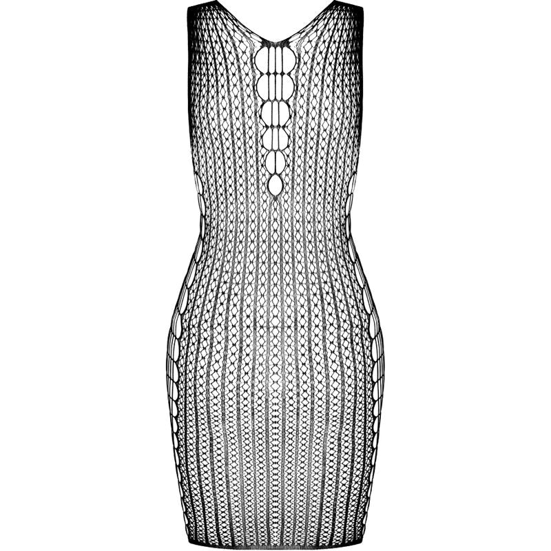 PASSION - BS097 BODYSTOCKING BLANCO TALLA UNICA