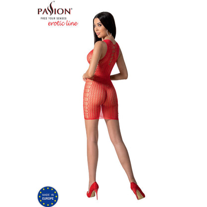 PASSION - BS097 BODYSTOCKING BLANCO TALLA UNICA