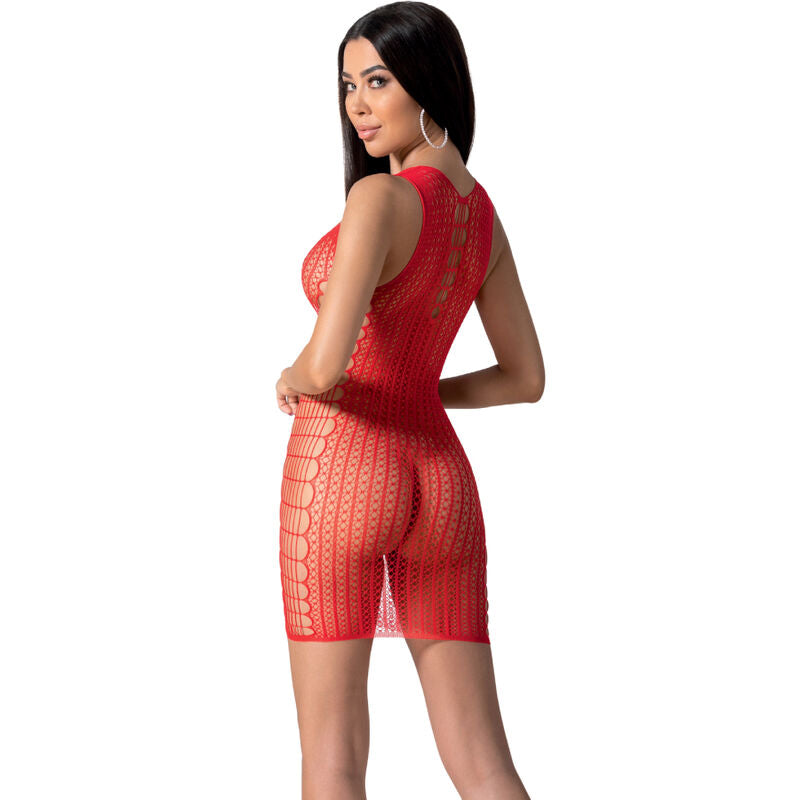 PASSION - BS097 BODYSTOCKING BLANCO TALLA UNICA