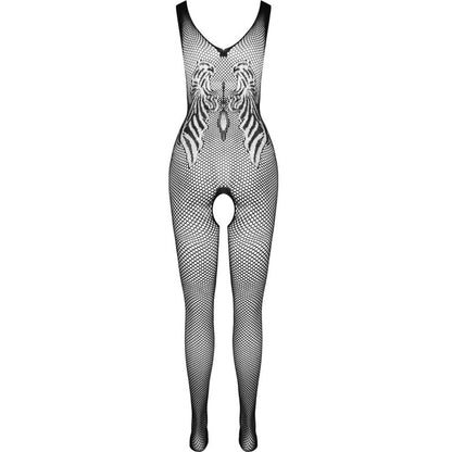 PASSION - BS098 BODYSTOCKING BLANCO TALLA UNICA