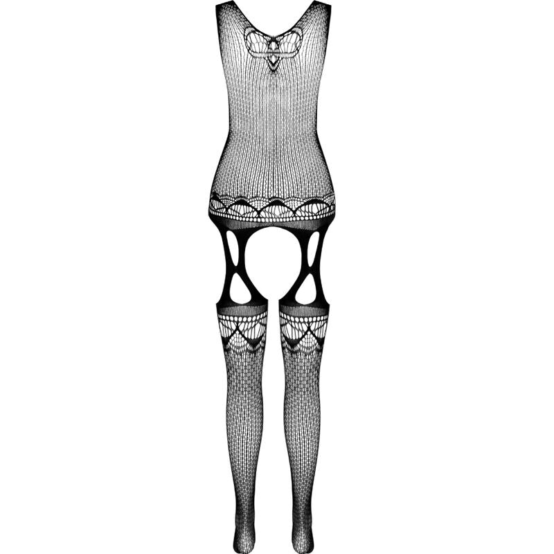 PASSION - BS099 BODYSTOCKING BLANCO TALLA UNICA