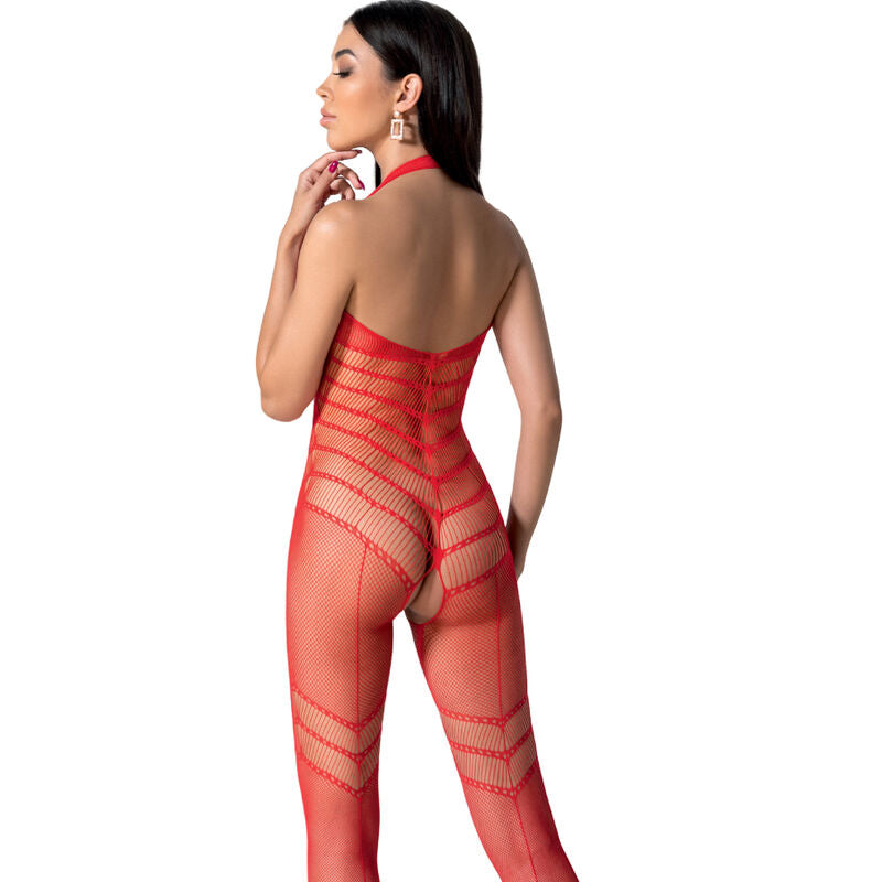 PASSION - BS100 BODYSTOCKING BLANCO TALLA UNICA