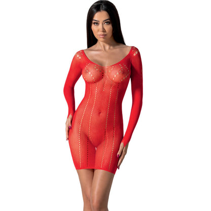 PASSION - BS101 BODYSTOCKING BLANCO TALLA UNICA