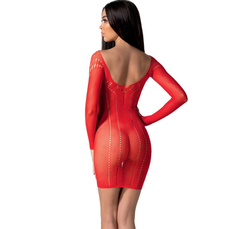 PASSION - BS101 BODYSTOCKING BLANCO TALLA UNICA