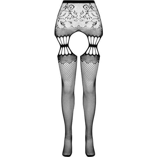 PASSION - S027 MEDIAS CON LIGUERO BLANCO TALLA ÚNICA
