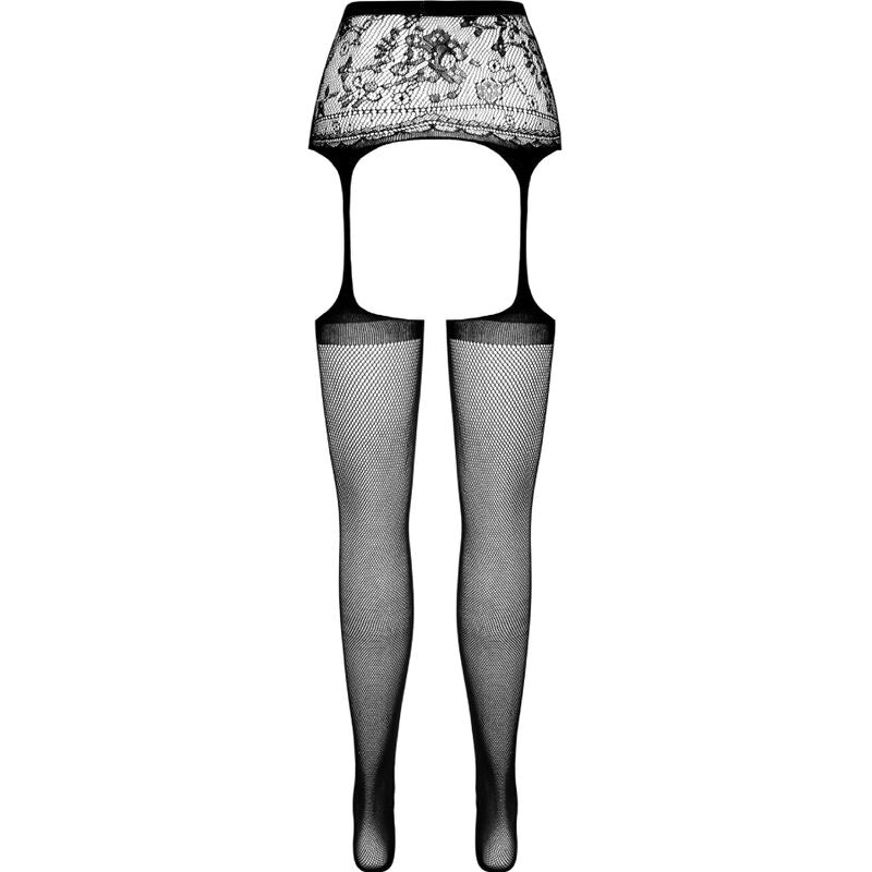 PASSION - S028 MEDIAS CON LIGUERO BLANCO TALLA ÚNICA