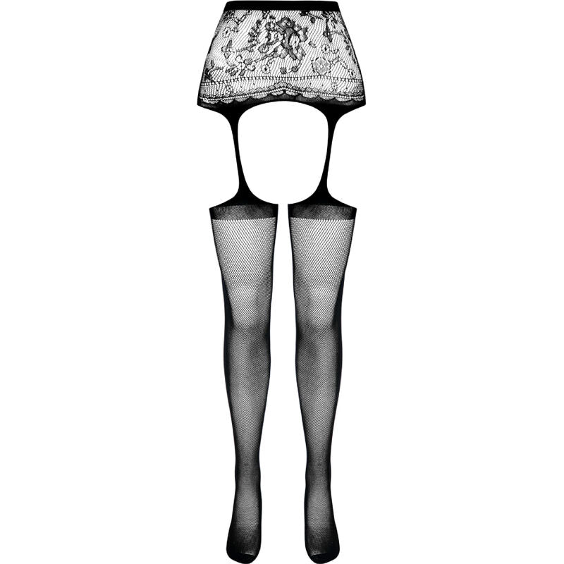 PASSION - S028 MEDIAS CON LIGUERO BLANCO TALLA ÚNICA