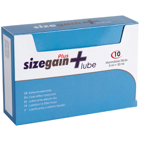 500 COSMETICI - LUBRIFICANTE EFFETTO FREDDO SIZEGAIN PLUS LUBE